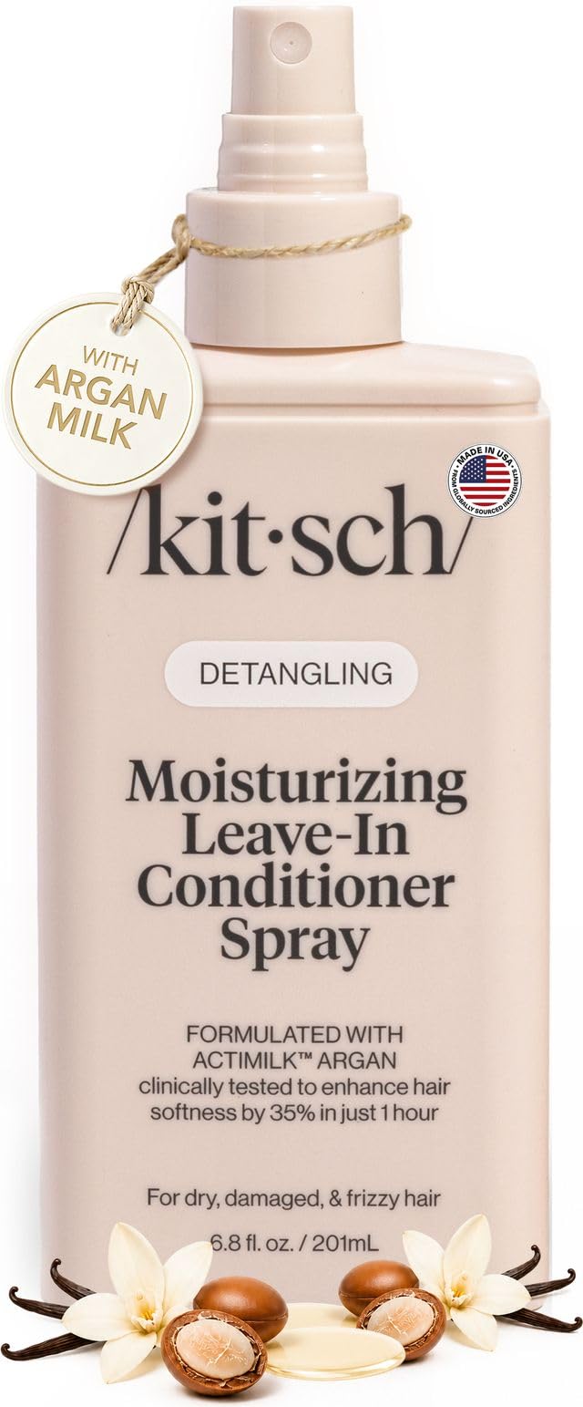 Kitsch Argan Milk Leave In Conditioner Spray - 6.8oz