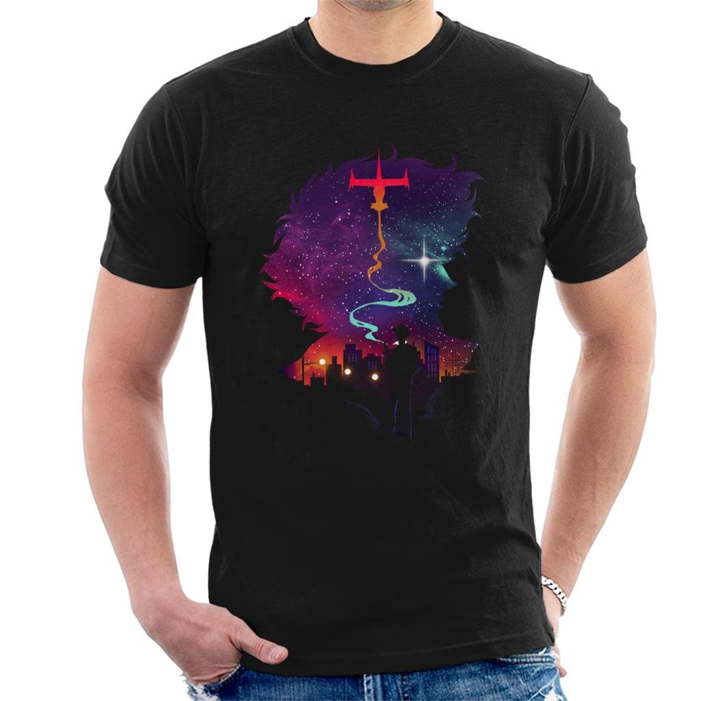 Cloud City 7 Men's Black Cowboy Bebop Space Cowboy T-Shirt