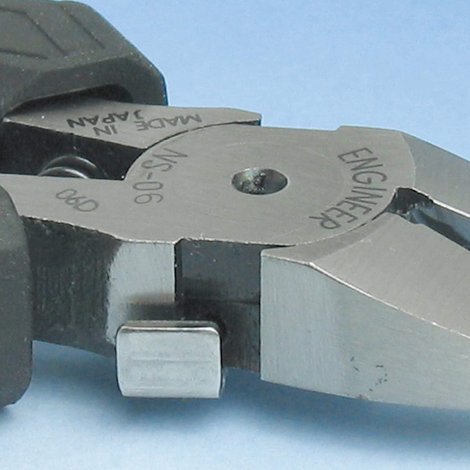 ENGINEER NS-03 Micro Nippers 5" Precision Flush Cutters Made in Japan for Circuit Board Work, Wire Cutting, Opening Angle Adjuster