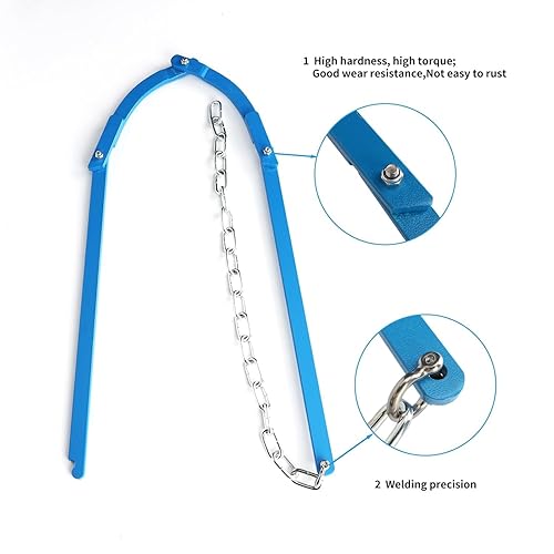 Miniatura 8 de Reparación de cercas para ensanchador de vallas, herramienta de tensor de alambre de valla para cercas, adecuado para electricidad, caballo, jardín,