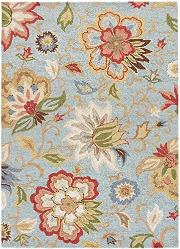 Image of Export Quality Handtufted Woolen Carpet for Living Room Bedroom & Hall - Color - Multi - Size - 5 x 7 Feet