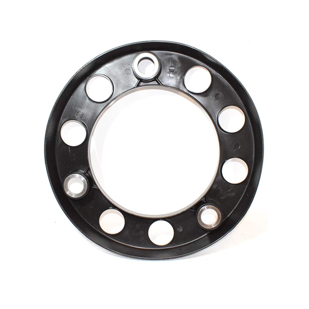 2X Coperture per bulloni delle ruote per camion Copricerchi universali Radzierblenden per rimorchi lucidate a specchio in 22,5 pollici (57,15 cm) in plastica nero