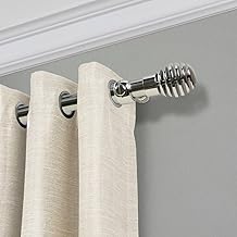 Varão De Cortina 1,50 Metros 28mm Com Ponteira Luxo Cromado