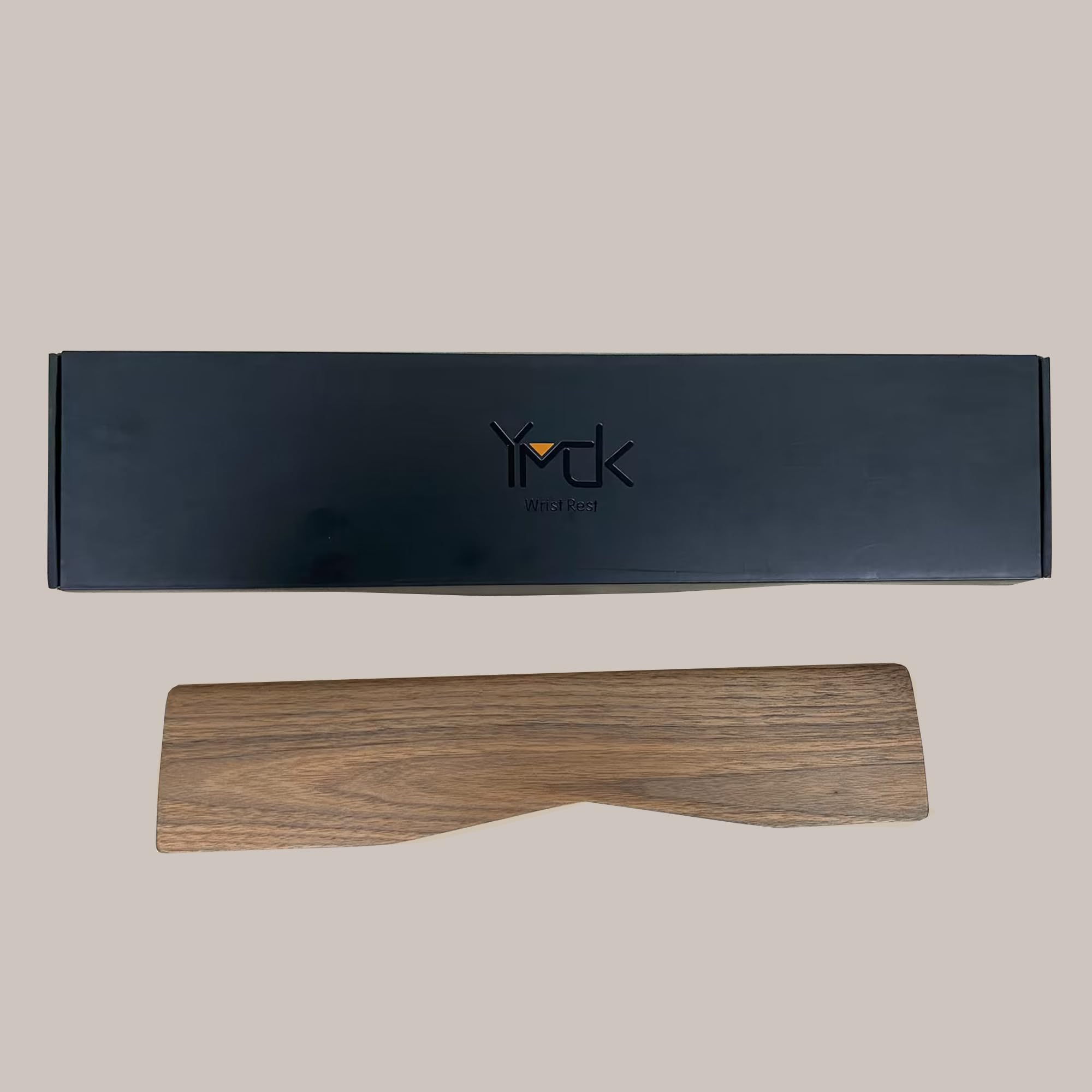 YMDK Repose-poignet en bois de noyer massif pour clavier mécanique CIDOO ABM066