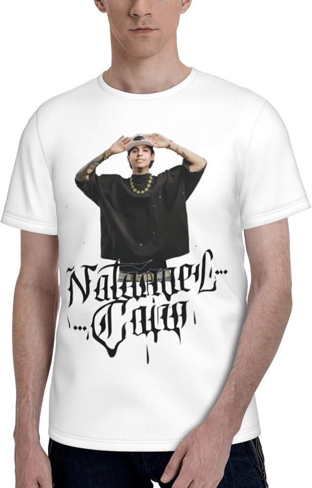 Male's Short Sleeve Graphic Tees Casual Breathable Crewneck Shirts Tops