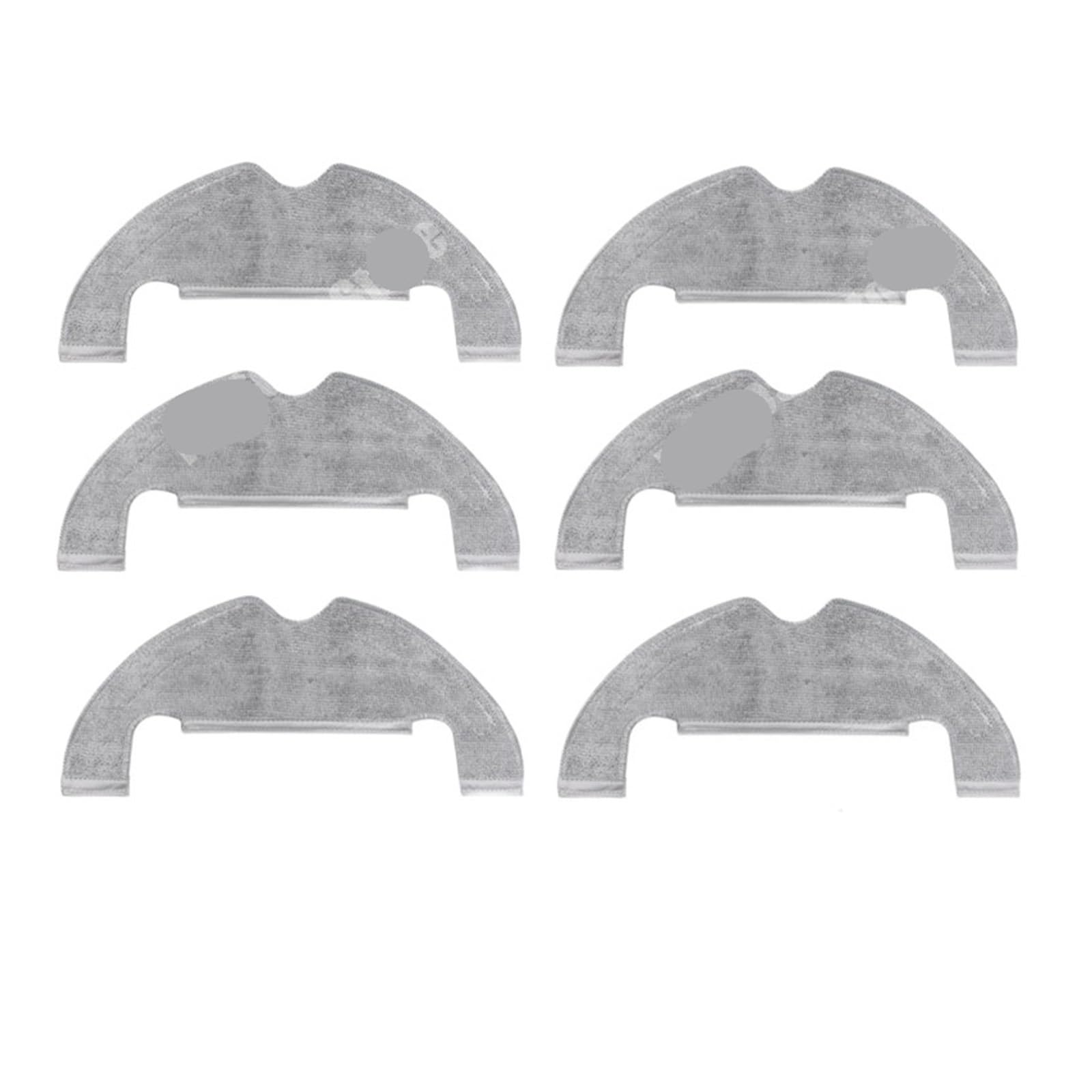 EEZII Mop Cloth,compatible For Xiaomi， Bot Z10 Pro L10 Plus STYTJ05ZHM Robot Vacuum Cleaner Spare Parts Rag Cloth Accessories(6PCS)