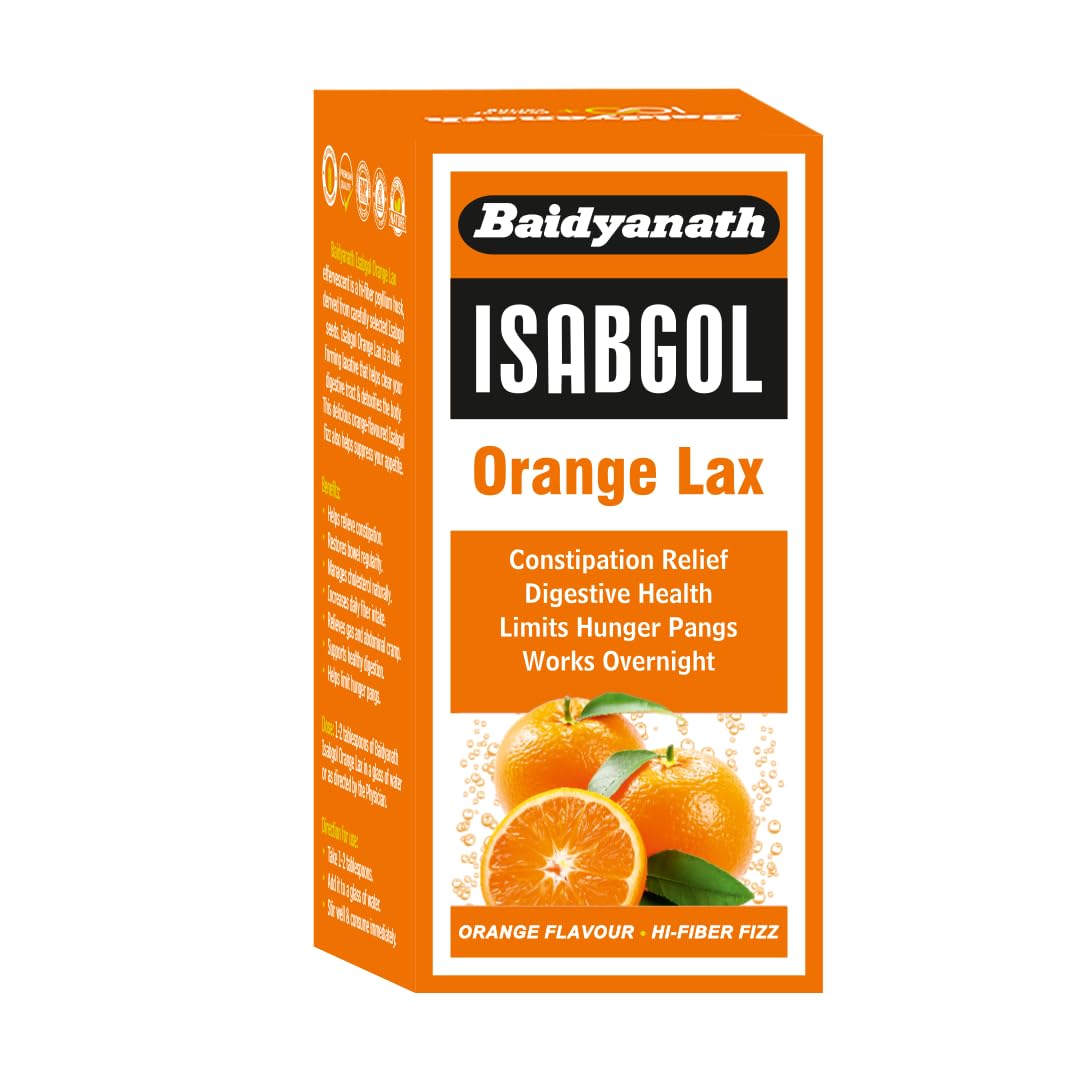Baidyanath Isabgol Orange Lax | Isabgol Husk | Psyllium husk | 250g-picture-10