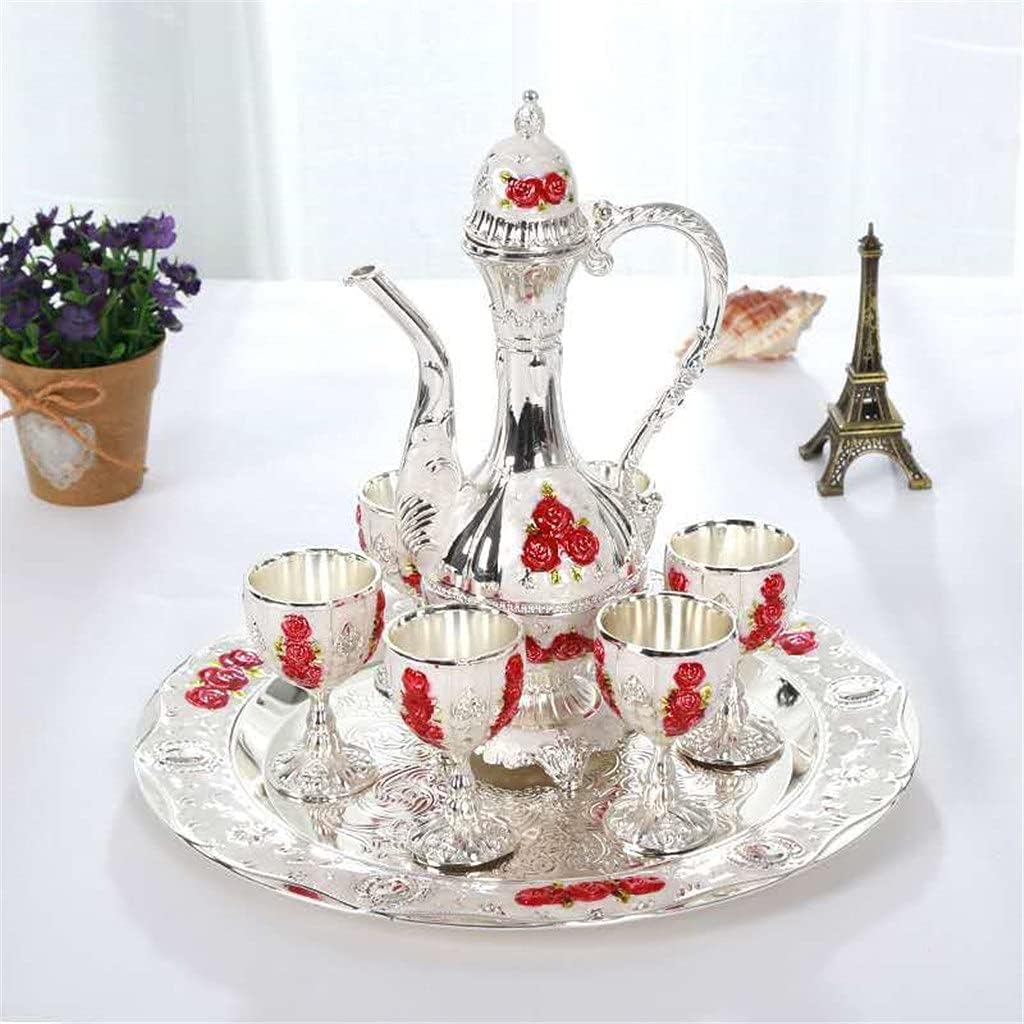 Small Pumpkin Wine Wedding Light Fashion Retro Rose Wine Dispenser Household Retro Wine Utensils (Color : F) (C)
