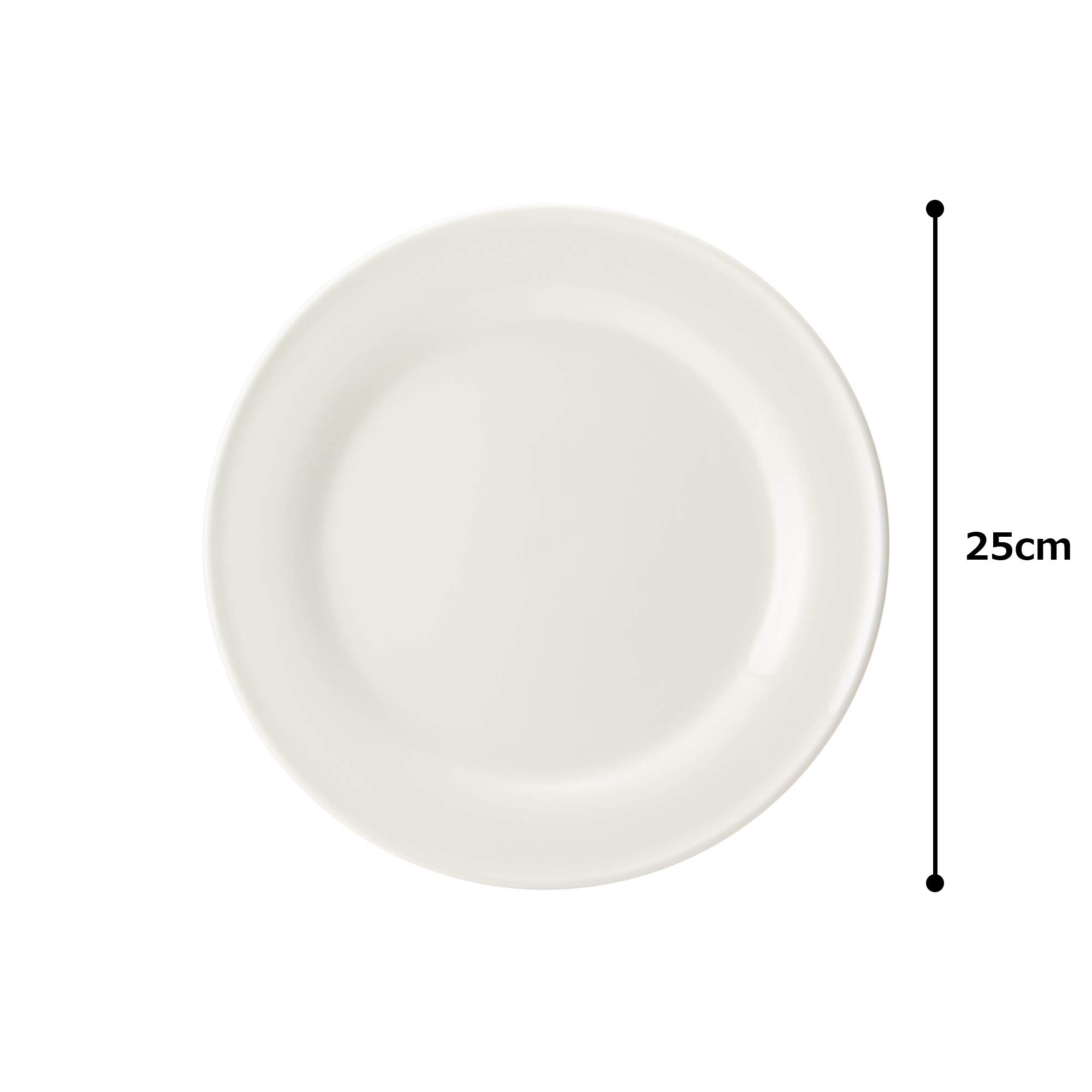 Amazon.co.jp: NARUMI(ナルミ) プラスセラム ディナープレート 25cm