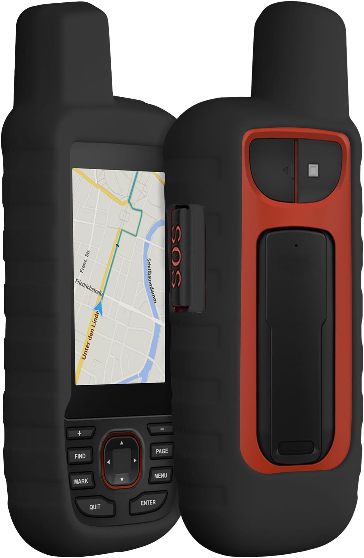 Case Compatible with Garmin GPSMAP 66i / GPSMAP 67i - GPS Handset Navigation System Soft Silicone Skin Protective Cover - Black