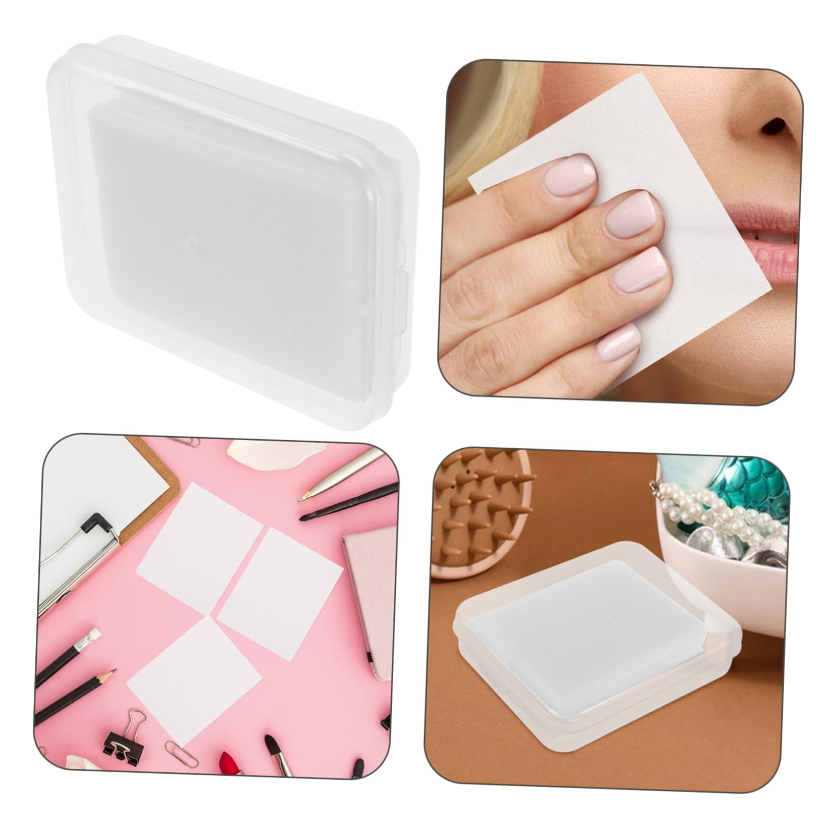 SOESFOUFU Silk Cotton Pads 80 Count Face Eye Makeup Remover Natural Cotton Squares Reusable Soft Lint for Toner