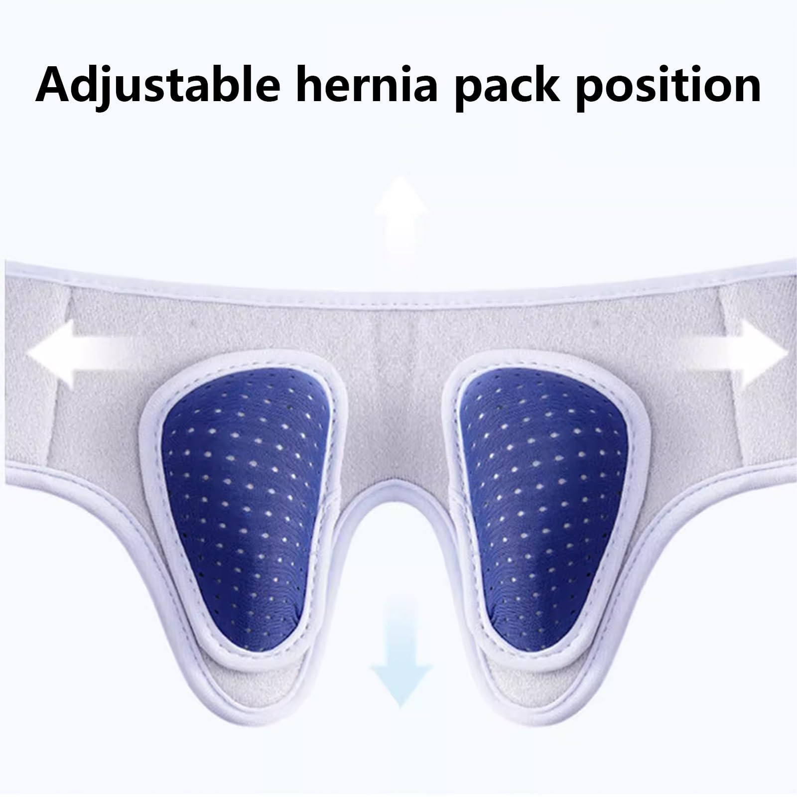 Mutanda Ernia Inguinale Uomo, Cinto Erniario, Cinto per Ernia Inguinale, Design con Fibbia, Facile da Indossare E da Togliere, Traspirante E Confortevole, Adatto per Uomini E Donne(Large)
