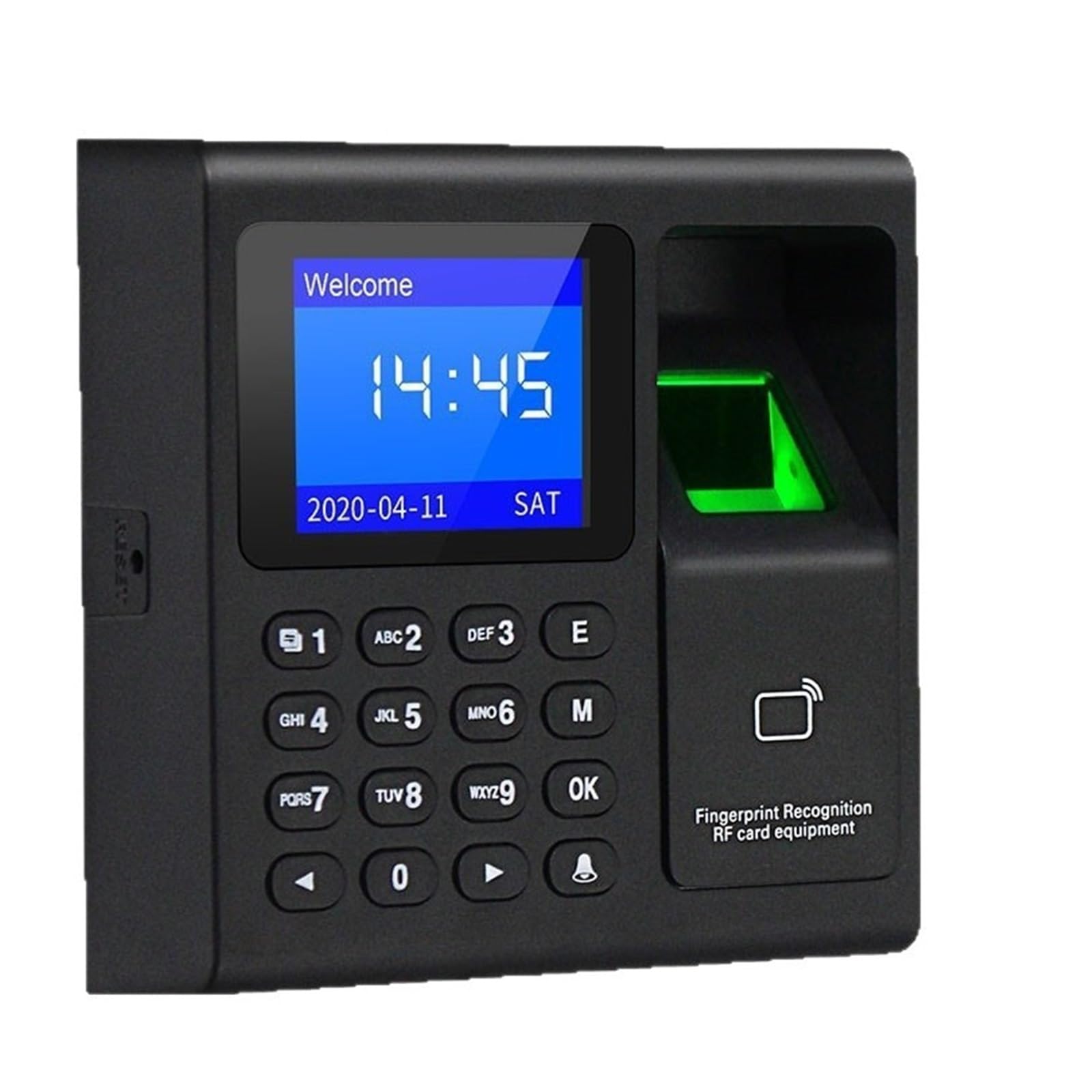 Macchina per la rilevazione, Orologio, Controllo Presenze, Macchina F30 Con Impronta Digitale, Tastiera, Accesso Per Impiegati, Elettrico,uffici, fabbriche