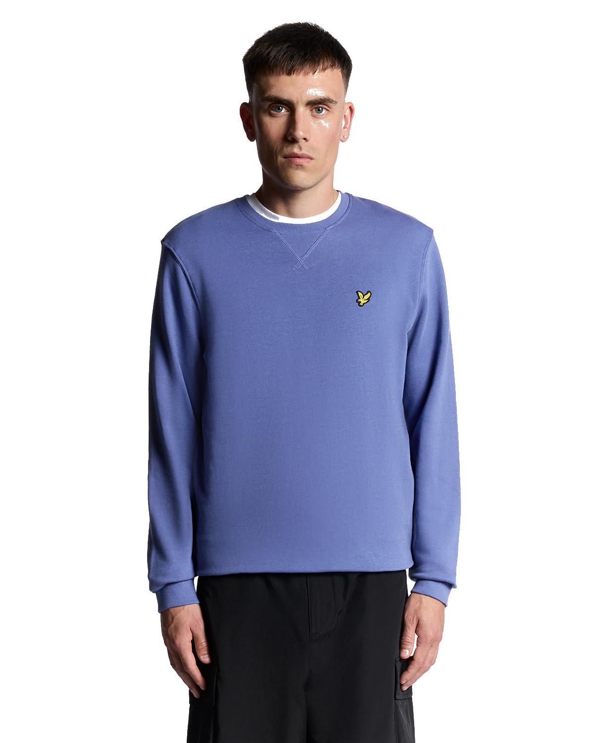 Lyle & Scott Bleu Round-Neck Sweatshirt