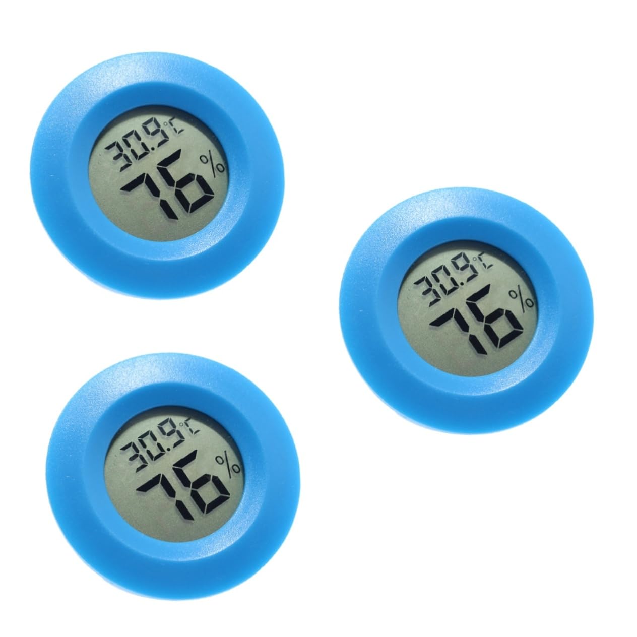 BESPORTBLE 3pcs Box Temperature Meter Hygrometer Humidity Meter for Reptiles Reptile Humidity Meter Reptile Temperature Gauge Humidity Gauge Thermometer Outdoor Animal Electronic