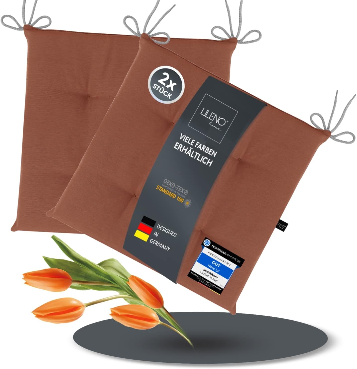 4 Cuscini Interni 60x60cm LILENO - Imbottitura Poliestere, Lavabili A 40°C - Foto 8