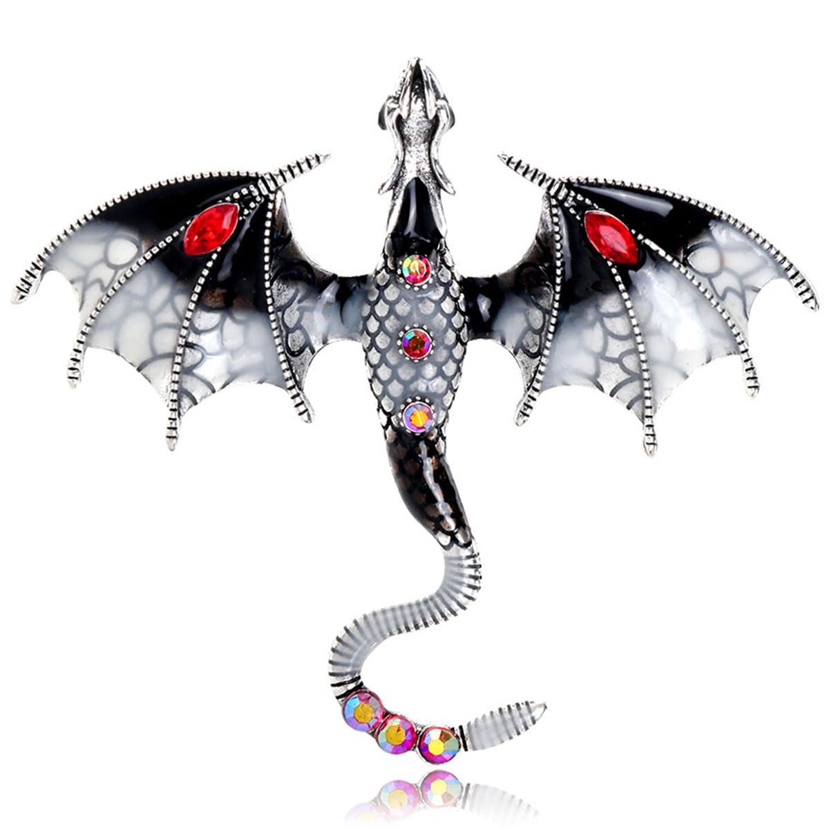 FAIRYGATE Brooches Enamel Brooch for Men Women Retro Rhinestone Lapel Pin Clothing Hat Decoration，B38 — view 61