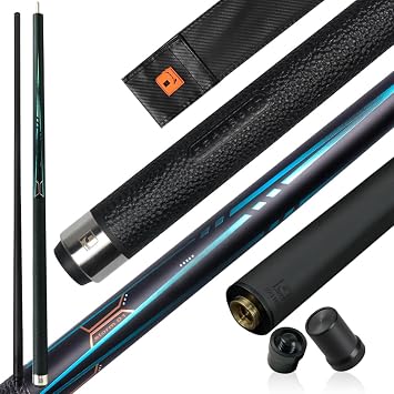 Little Monster Mechanical Storm Black Technology Carbon Fiber Pool Cue Billiard Stick Uni-loc Pin 12.5mm Tip Professional Billiard Stick
