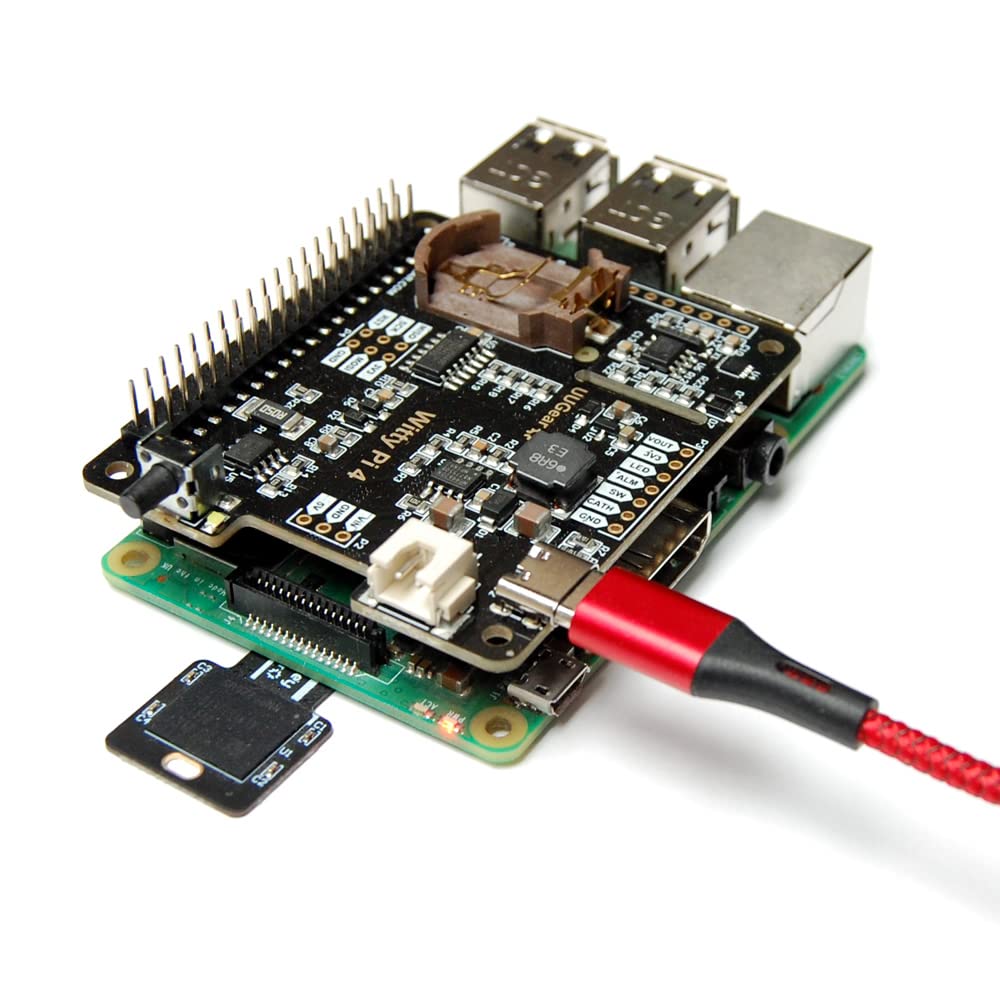 Witty Pi 4 : horloge en temps réel et gestion de l'alimentation pour Raspberry Pi, Witty Pi 4 prend en charge tous les modèles Raspberry Pi avec un en-tête 40 broches tels que 4B, 3B+, 3B, 3A+, 2B,