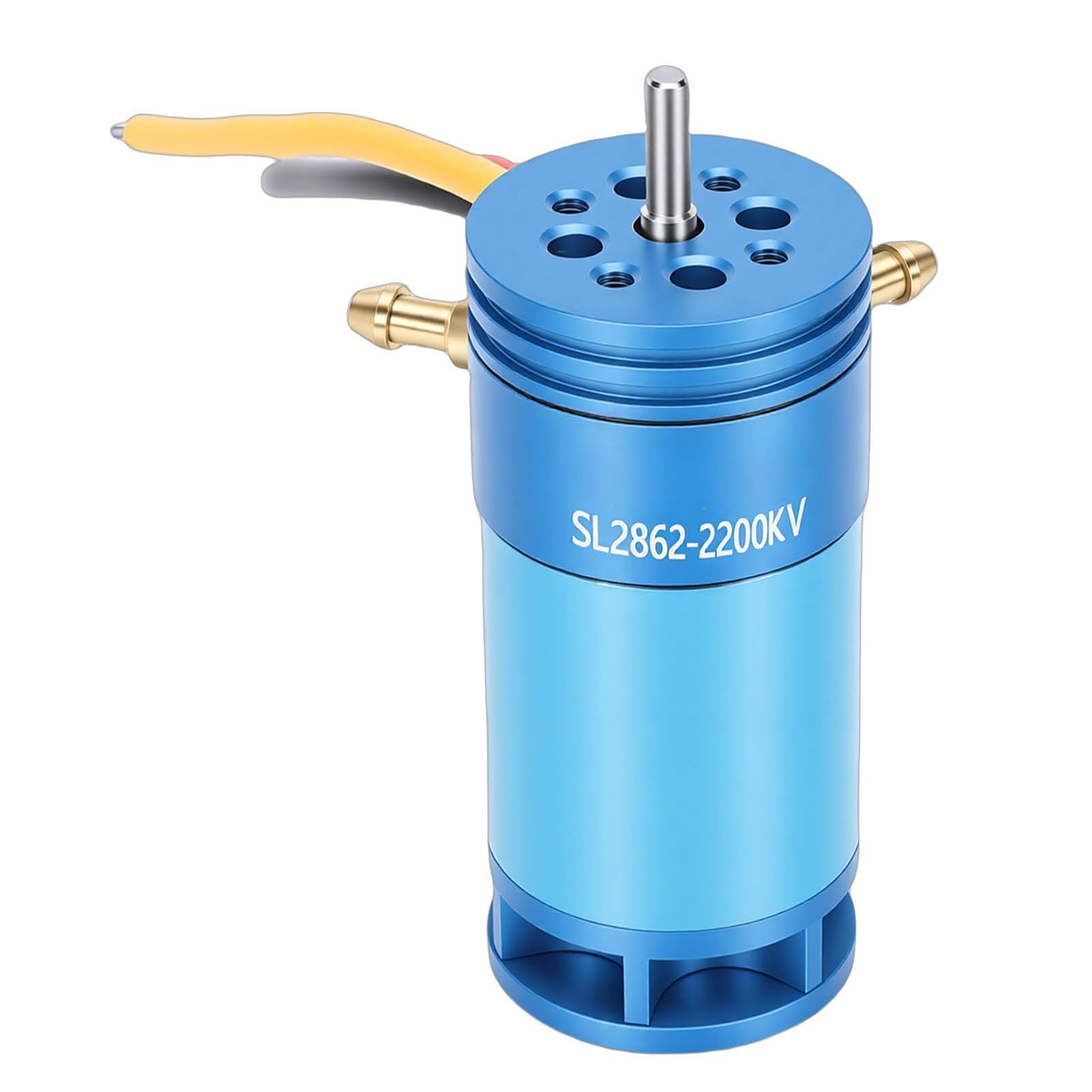 Sxhlseller SL2862 2200KV RC-Boot-Brushless-Motor, Wassergekühlter Marine-Rennmotor mit Aluminiumlegierung für 2-4S Li-Ionen-Akku, Hohe Leistung und Langlebig