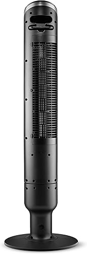 Miniatura 11 de LASKO Apex - Ventiladores de torre oscilantes silenciosos de 42 a 29 piess, flujo de aire de 28 dB, oscilación de 90, temporizador de 12 horas,