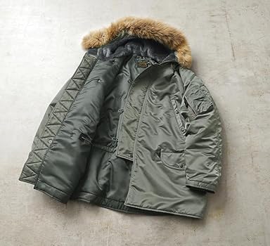 Amazon | 米軍 U.S.A.F N-3B VINTAGE フライトジャケット リアル
