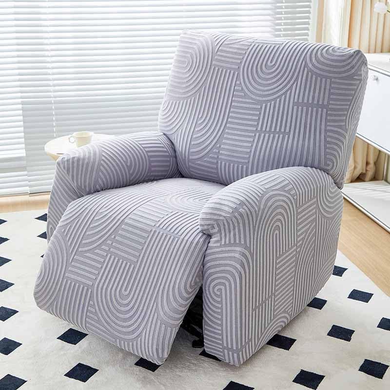Copripoltrona Relax Reclinabile Elasticizzato, Fodera per Poltrona Reclinabile 1/2/3 Posto, Copri Poltrona Relax con Braccioli Elettrica(E,3 Seats(G,4 Seat)
