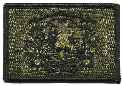 Gadsden and Culpeper Tactical State Patch - West Virginia - Olive Drab