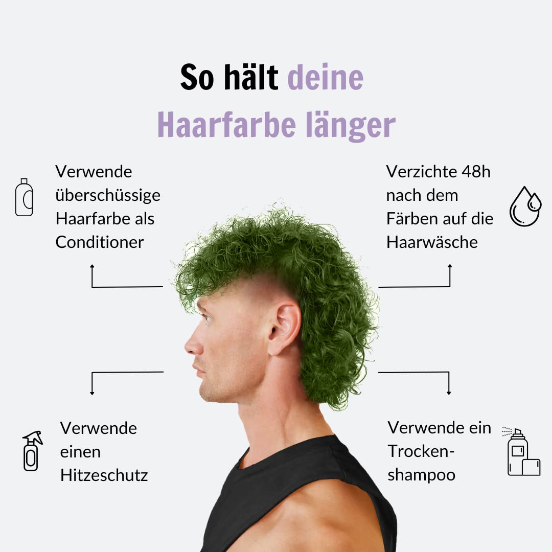 Hermans Amazing Colorazione Vibrante Semi Permanente 8-12 Shampoo (Bella Blue)