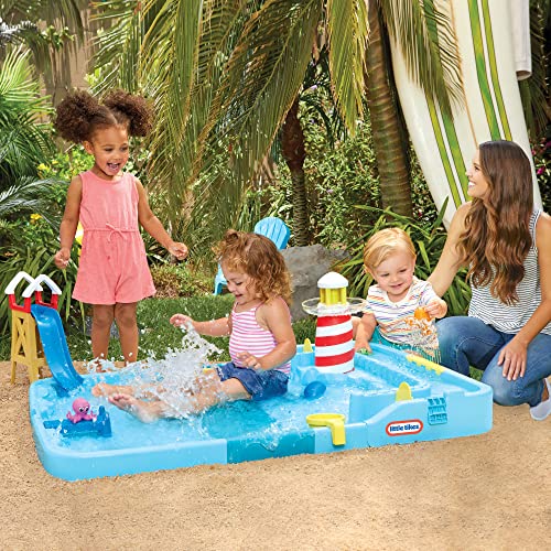 Little Tikes Splash Beach Water Table Splash Pad for Kids, Boys, Girls Ages 2+ Years - image 2