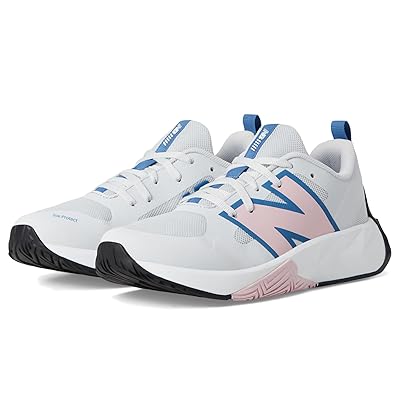 New Balance Kids Fuelcell Play v1 Lace Up (Big Kid) Kids Shoes Quartz Grey/Rose Sugar/Sea Stone