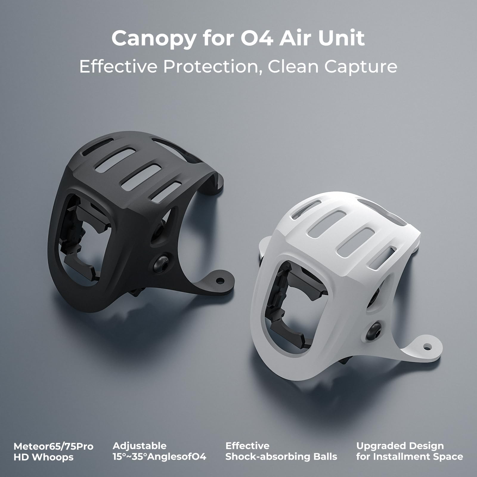 BETAFPV DJI O4 Air Unit kit di copertura per droni Whoop Meteor65 Pro Meteor75 Pro brushless quadcopter angolo fotocamera regolabile