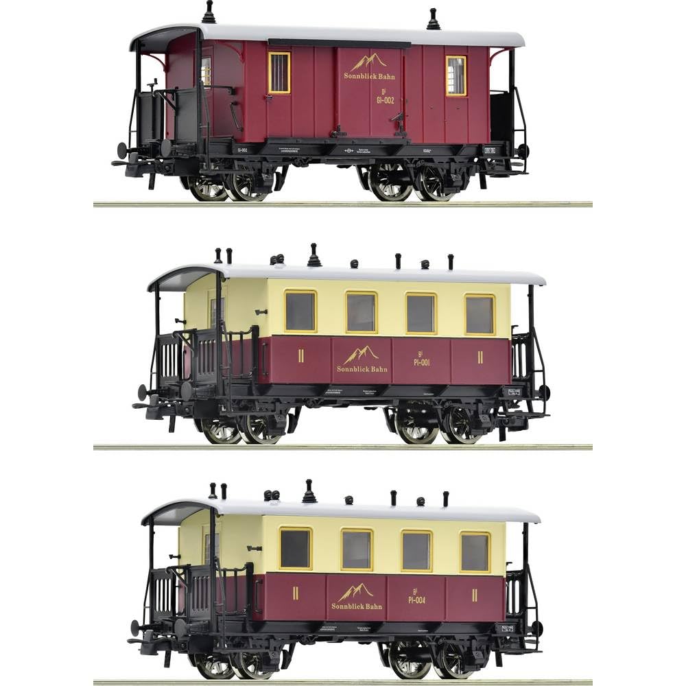 Roco 6200063 H0 3er-Set Zahnradbahn-Personenzug der Sonnblick-Bahn
