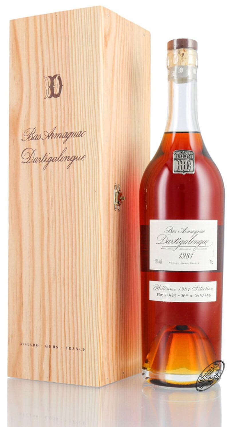 BAS ARMAGNAC DARTIGALONGUE MILL.1982 40% CL.70 LEGNO