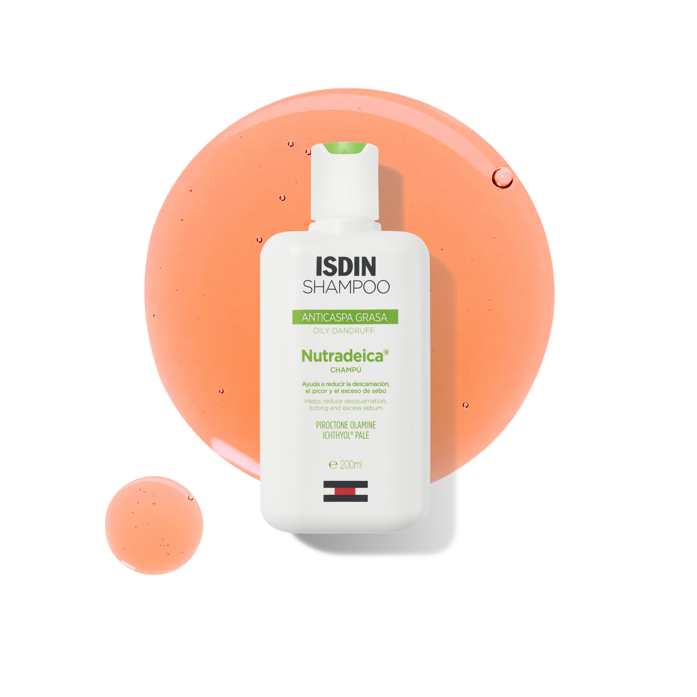 ISDIN Nutradeica Oily Anti-Dandruff Shampoo 200ml | Reduces dandruff and removes extra oil