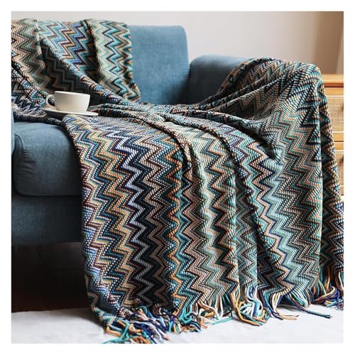 Plaid tricoté bleu ZGHQHCDRH Douceur absolue et confort pour la maison