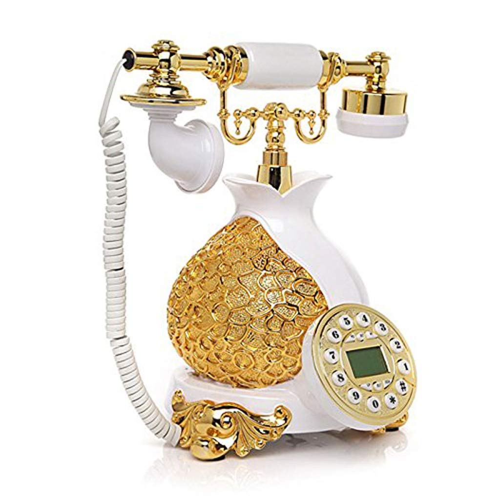 Téléphone fixe filaire de style antique pour embellir votre décoration de bureau