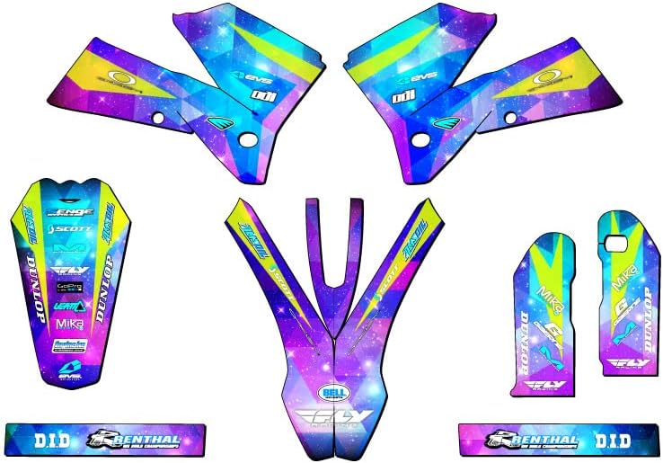 Vista 6 de Kit completo de gráficos XC Space KADET Galaxy Senge Graphics 2006-2007 compatible con KTM