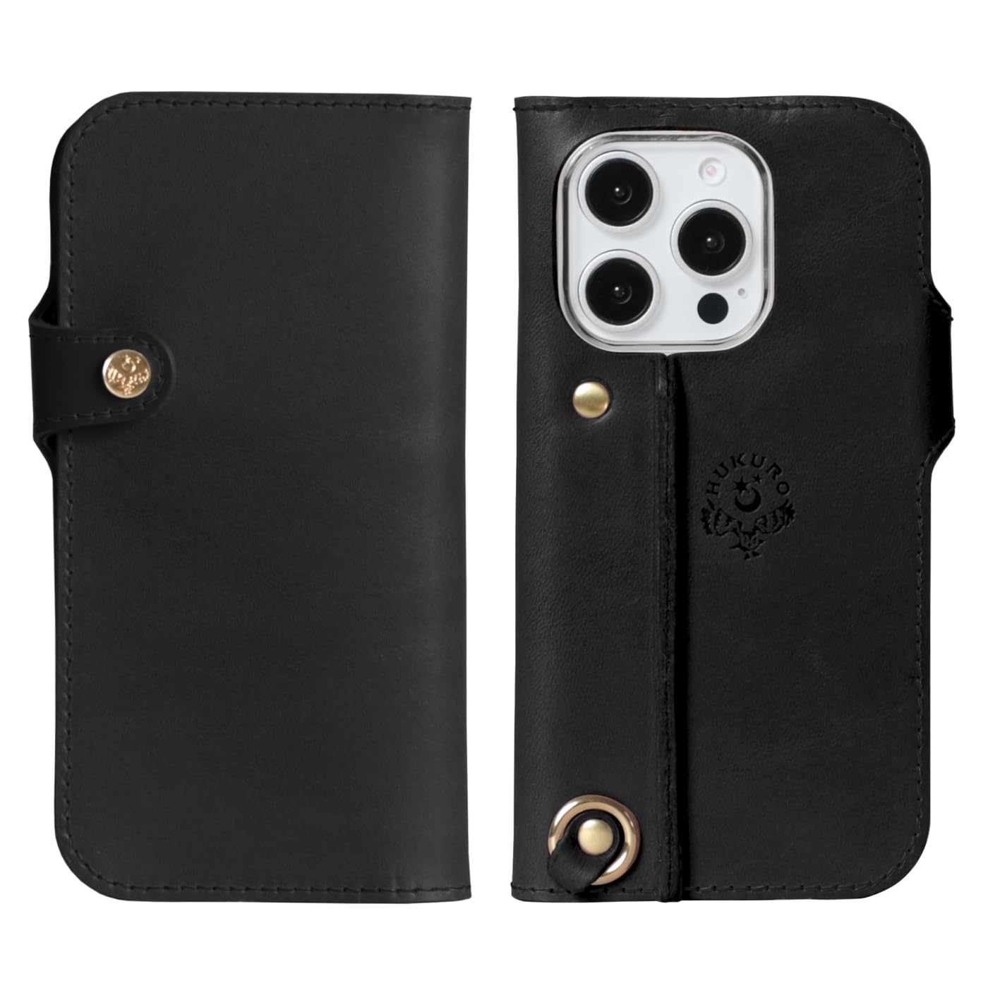 Amazon.co.jp: [HUKURO] iPhone16 Pro 互換用 手帳型 ケース