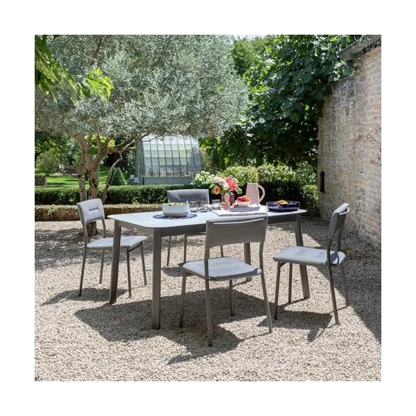 Gartenstuhl Oron BeComfort Grau Silver