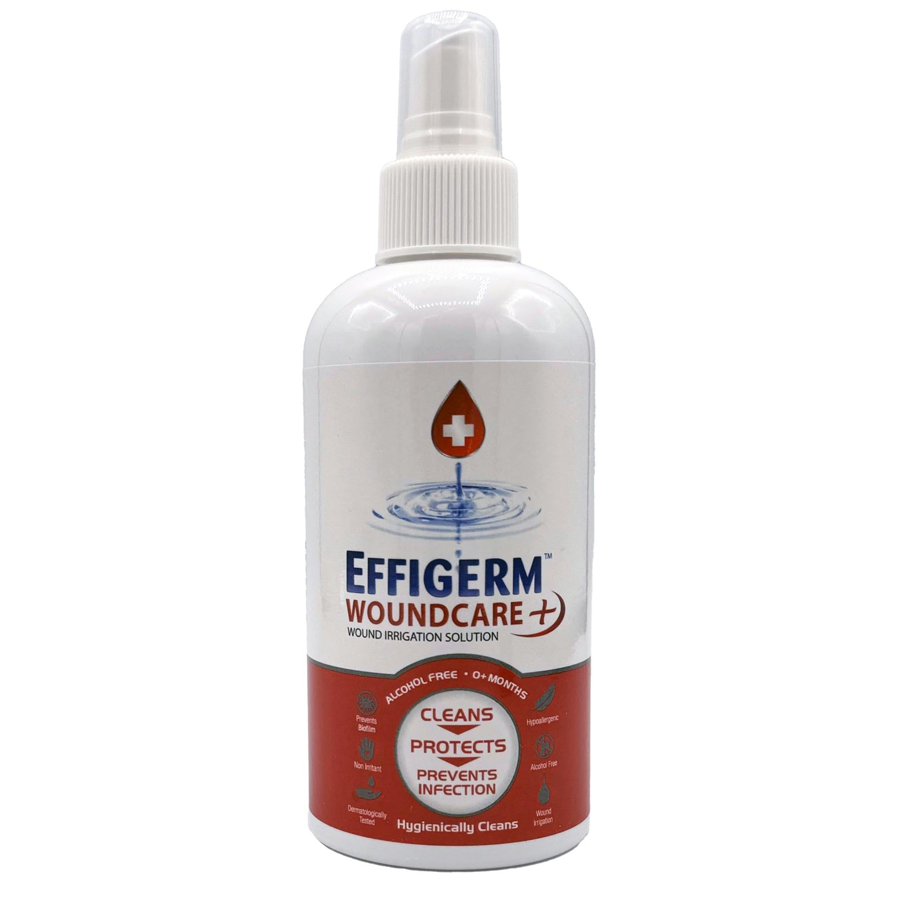 Advanced Wound Care Solution 250ml Spray – No-Sting Hypochlorous Acid – First Aid for Hydration, Skin Repair & Healing – Long-Lasting & Shelf-Stable