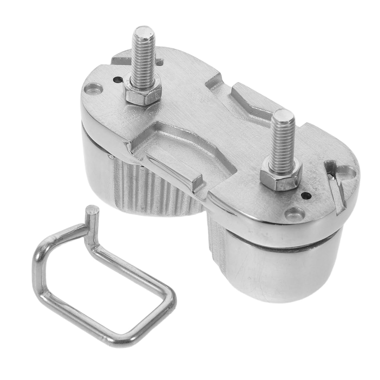 Edelstahl Schotklemme Boot Cam Cleat Curryklemme Nockenklemme für Boote Seilklemme für 6–12mm Leinen Korrosionsbeständig Starke Haltekraft Einfache Montage für Segelboote und Ankerleinen
