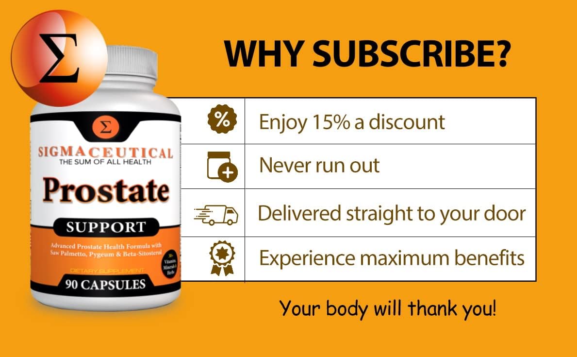 Prostate Support Complex - Saw Palmetto & Beta Sitosterol with Pygeum Bark - Daily Urinary Flow Support for Men - 90 Natural Plant Sterol Capsules - Image 2