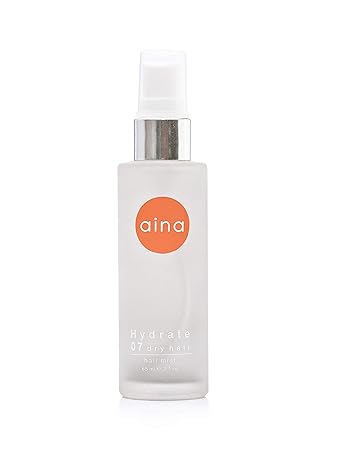 AINA Nourishing Hair Mist Spray with Rose Water, Vitamin E and Grapeseed Oil for Dry Hair - 65 ml