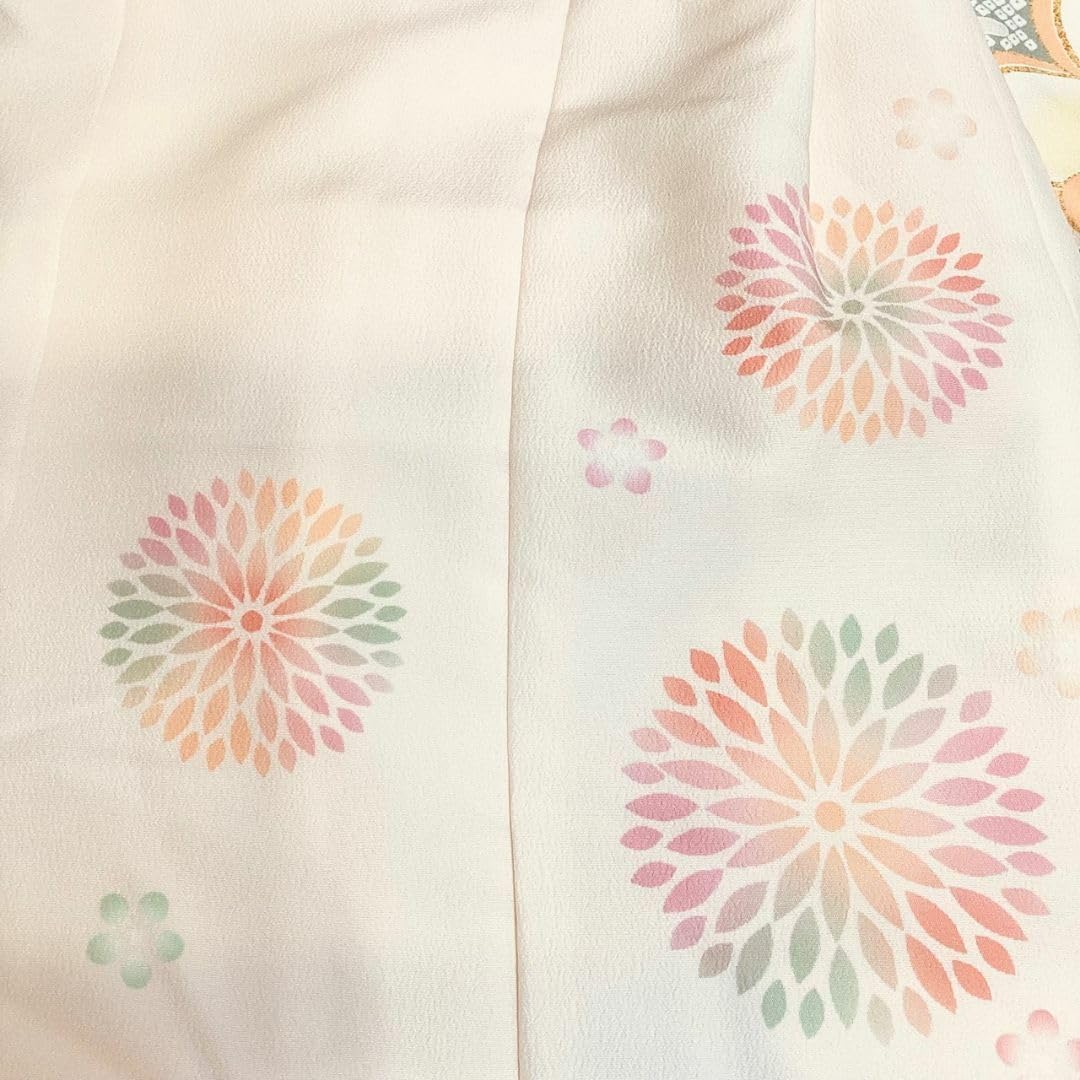 七五三 着物 3歳 被布・着物6点セット パステルカラー 日本製 mi525