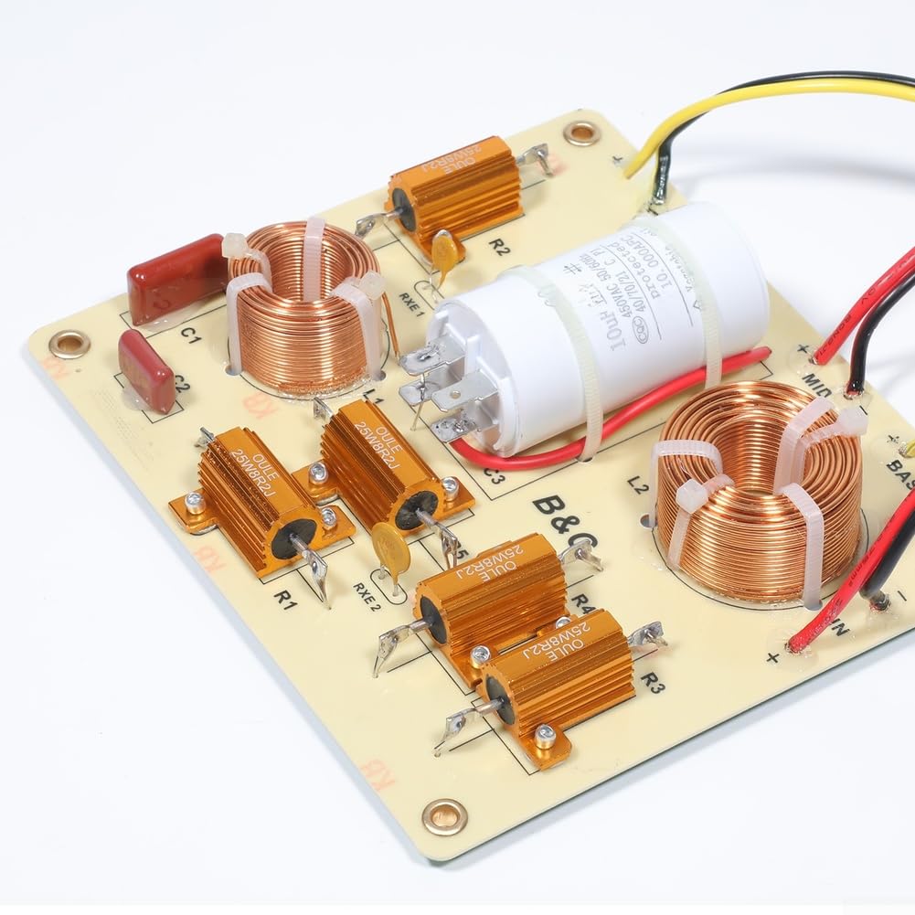 Crossover a 3 vie, 500 W, 1,2 k/6 kHz, per palcoscenico