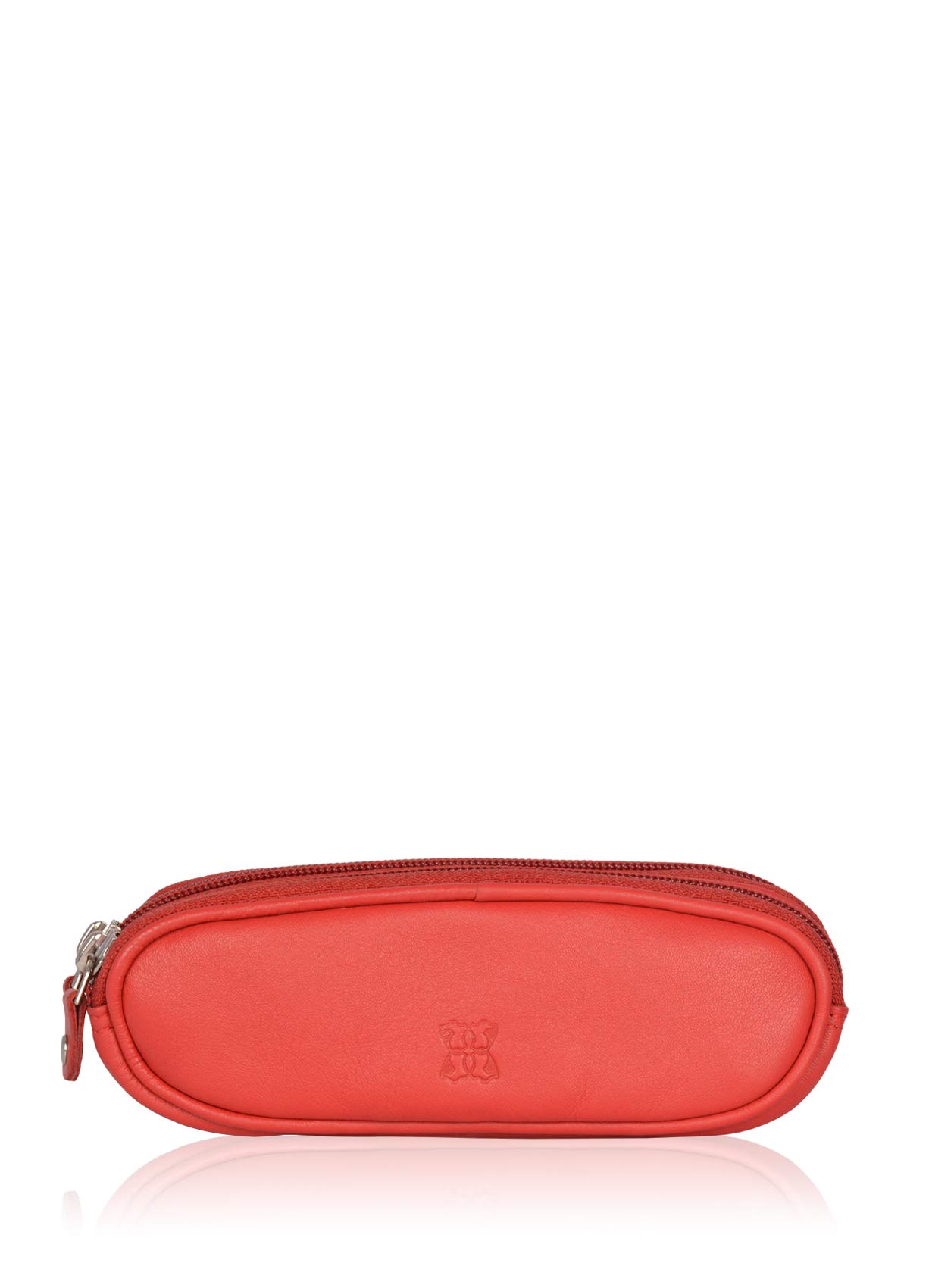 Lakeland LeatherReal Leather Double Twin Pair Gl Case (Red)