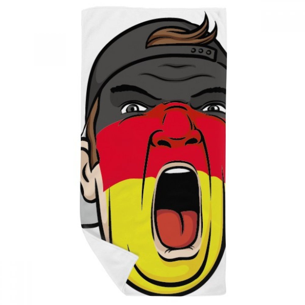 Serviette Allemagne pour le sport et le maquillage du visage