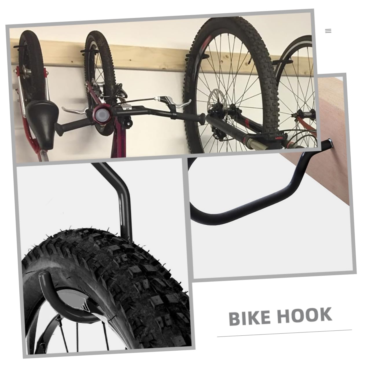 UKCOCO 30piezas Ganchos Colgantes Pesados Para Bicicleta De Ganchos De Garaje Tubos De Expansión Perfectos Para Almacenamiento Techo y Organización De