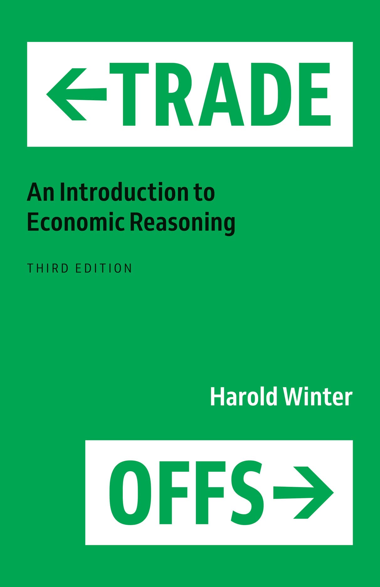 TradeOffs by Harold Winter PAPERBACK 9780226828886